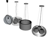 Ceiling Light Collection 3D Model