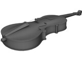 Cello 3D Model preview