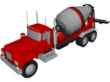 Cement Mixer 3D Model preview