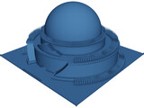 Cenotaph Issac Newton 3D Model preview