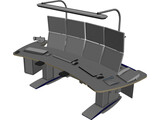 Cergo Operator Desk System Model Cergo B 3-4 3D Model preview