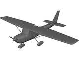 Cessna 150 3D Model preview