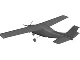 Cessna 172 3D Model preview