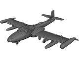 Cessna A37 Dragonfly 3D Model preview