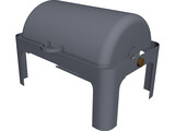 Chaffing Dish 3D Model preview
