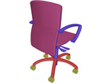 Chair Arms Adjustable 3D Model