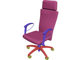 Chair Arms Exec 3D Model preview