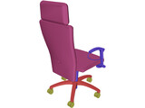 Chair Arms Exec 3D Model