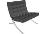 Chair Barcelona Mies Van de Rohe 3D Model