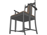 Chair Diner 3D Model