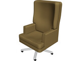 Chair Executive 3D Model preview