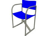 Chair Folding 3D Model preview