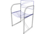 Chair Folding 3D Model