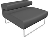 Chair Lowseat Urquiola Moroso 3D Model