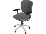 Chair Tria Secretary 3D Model preview