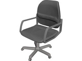 Chair Typist 3D Model preview