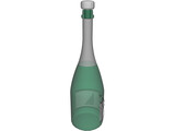 Champagne Bottle 3D Model