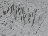 Charlotte City, NC, USA (2023) 3D Model