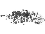 Charlotte Downtown 3D Model preview