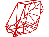 Chassis Baja SAE 3D Model preview