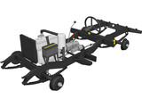 Chassis Land Rover 3D Model preview