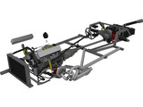 Chassis [+V8 Engine] 3D Model preview