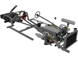 Chassis [+V8 Engine] 3D Model