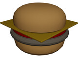Cheeseburger 3D Model preview
