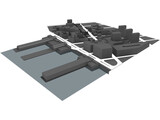 Chelsea Neighborhood NYC 3D Model