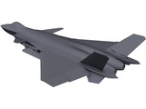 Chengdu J-20 3D Model