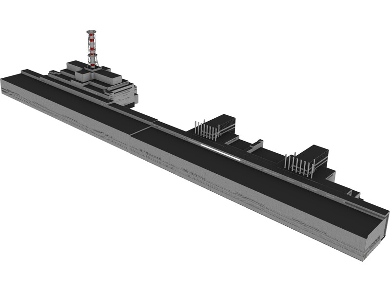 Chernobyl Nuclear Power Plant 3D Model