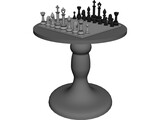Chess Set 3D Model preview