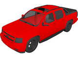 Chevrolet Avalanche (2008) 3D Model preview