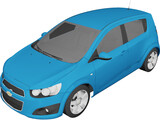 Chevrolet Aveo (2011) 3D Model preview