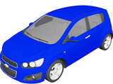 Chevrolet Aveo (2012) 3D Model preview
