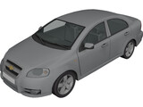 Chevrolet Aveo LT (2012) 3D Model preview