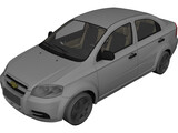 Chevrolet Aveo 3D Model preview