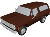 Chevrolet Blazer (1977) 3D Model preview
