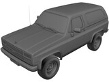 Chevrolet Blazer (1989) 3D Model preview