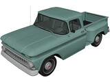 Chevrolet C10 (1963) 3D Model preview