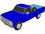 Chevrolet C10 Pickup (1972) 3D Model preview