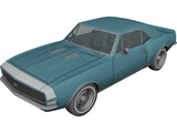 Chevrolet Camaro SS (1967) 3D Model preview