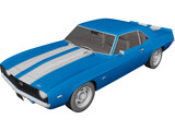 Chevrolet Camaro SS (1969) 3D Model preview