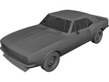 Chevrolet Camaro SS (1969) 3D Model preview