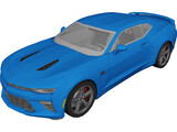 Chevrolet Camaro SS (2016) 3D Model preview