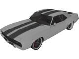 Chevrolet Camaro SS RS (1969) 3D Model