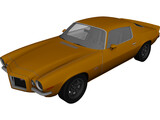 Chevrolet Camaro Z28 (1972) 3D Model preview
