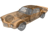 Chevrolet Camaro Z28 (1972) 3D Model