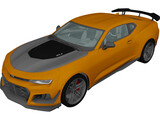 Chevrolet Camaro ZL1 1LE (2018) 3D Model preview
