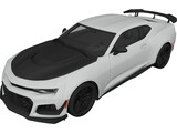 Chevrolet Camaro ZL1 1LE (2018) 3D Model preview